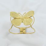 Gold Butterfly Statement Cuff  – Anti Tarnish Gold Plated