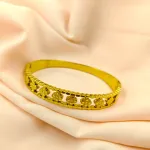 Luck Clover Bangle – Anti Tarnish Gold Plated