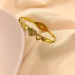 Love Link Bangle – Anti Tarnish Gold Plated