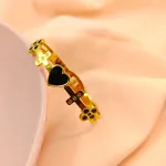 Modern Romantic Bangle – Anti Tarnish Gold Plated