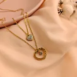 Layered Love Heart Necklace – Anti Tarnish Gold Plated