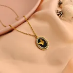 Butterfly Statement Necklace – Anti Tarnish Gold Plated