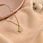Butterfly Charm Necklace – Anti Tarnish Gold Plated