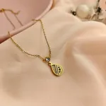 Teardrop Confidence Necklace – Anti Tarnish Gold Plated