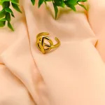 Infinity Knot Ring – Anti Tarnish Gold Plated
