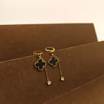 Cascading Clover Earrings – Anti Tarnish Gold Plated