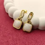 Modern Elegance Earrings – Anti Tarnish Gold Plated