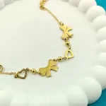 Sweetheart Charm Bracelet  – Anti Tarnish Gold Plated