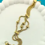 Triple Layered Radiance Bracelet  – Anti Tarnish Gold Plated