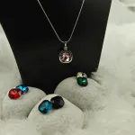 7-in-1 Colour Cube Pendant Set – Anti Tarnish