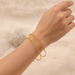 Prism Bangle Set – Anti Tarnish Gold Plated