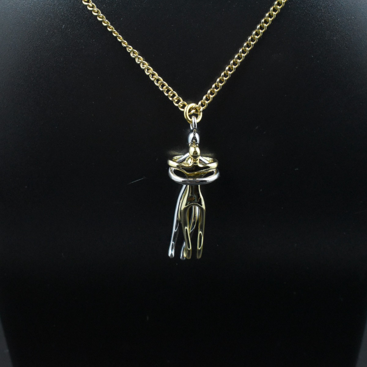 Embracing Lovers Pendant - Hover