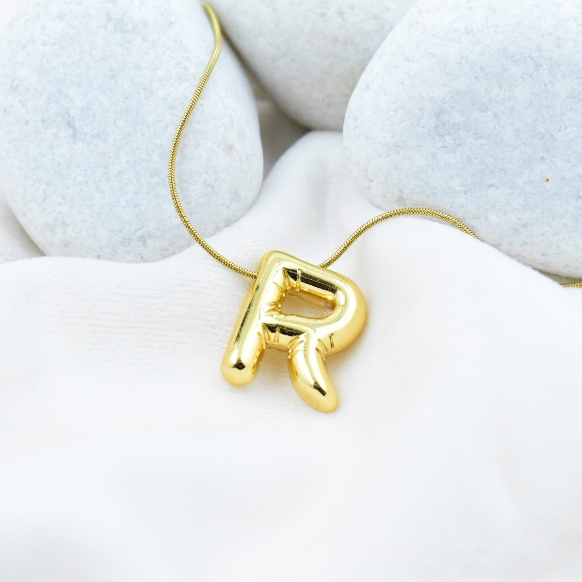 Bold ‘R’ Initial Pendant