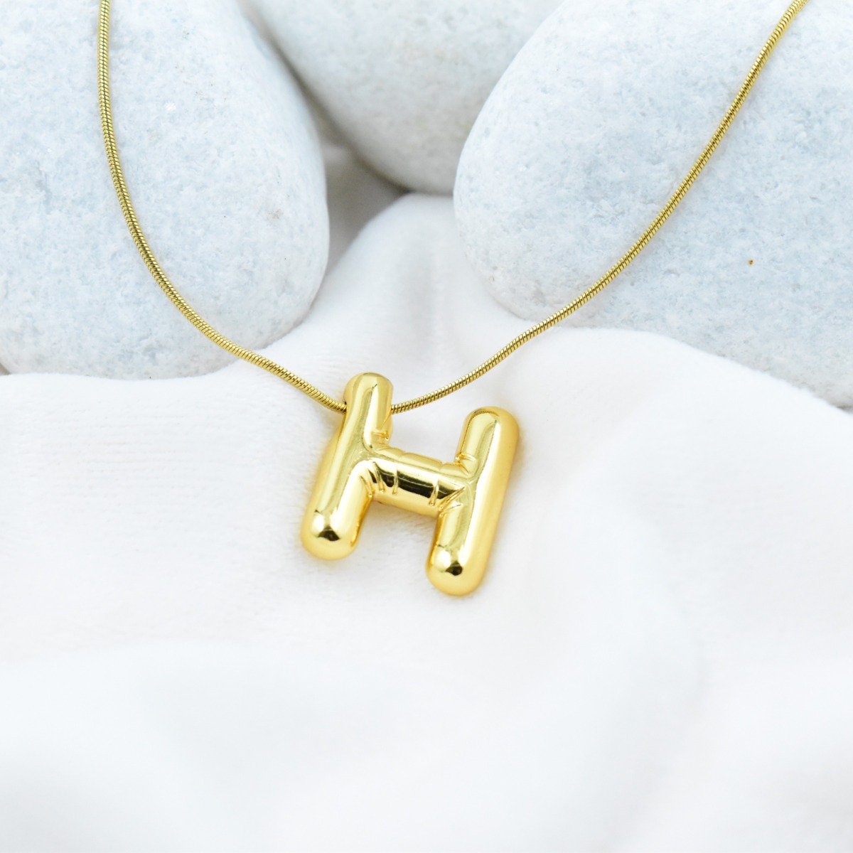 Bold ‘H’ Initial Pendant
