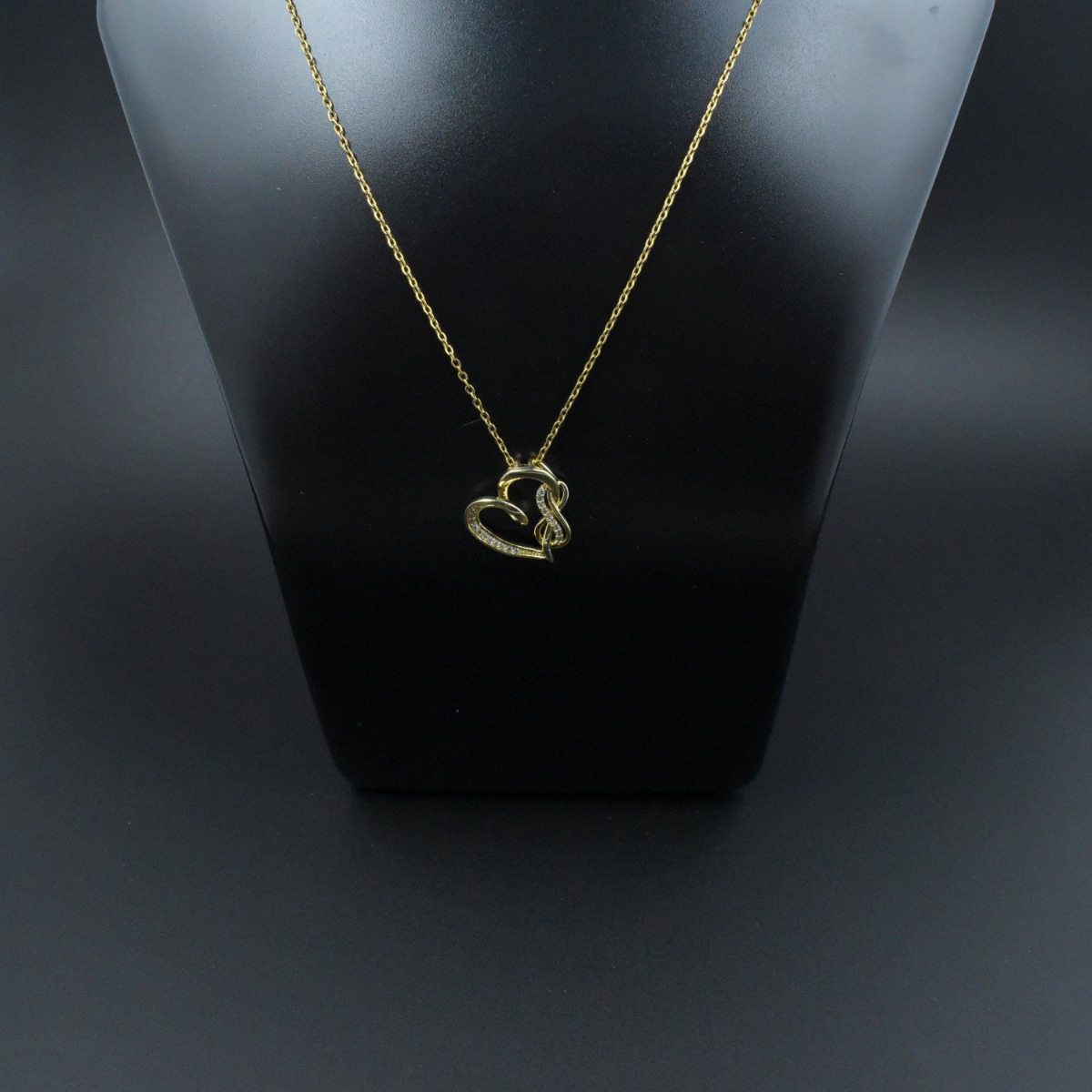 Infinity Heart Pendant - Hover