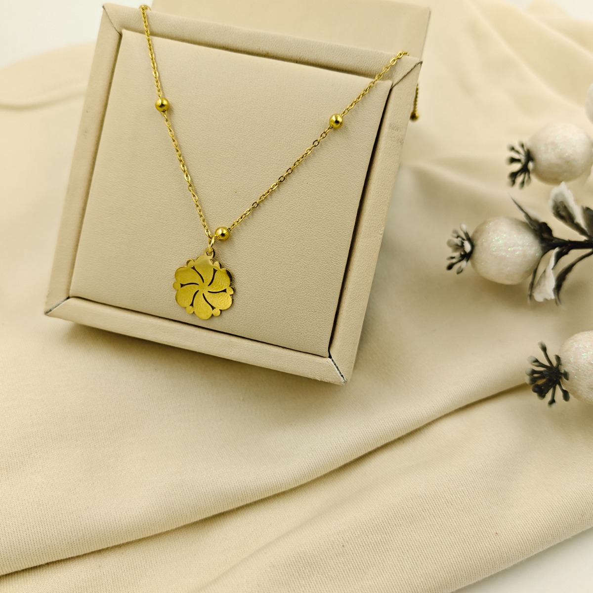 Golden Blossom Necklace