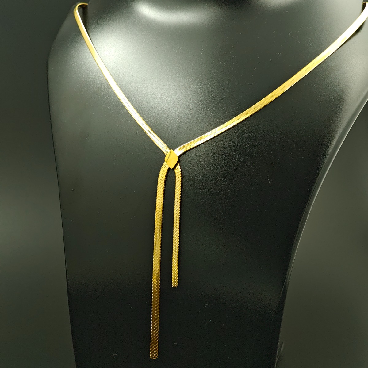 Y-Drop Lariat Necklace - Hover