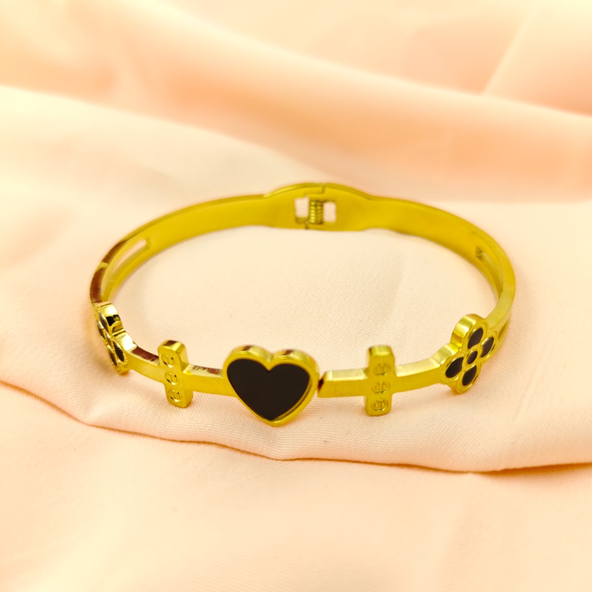 Modern Romantic Bangle  - Hover