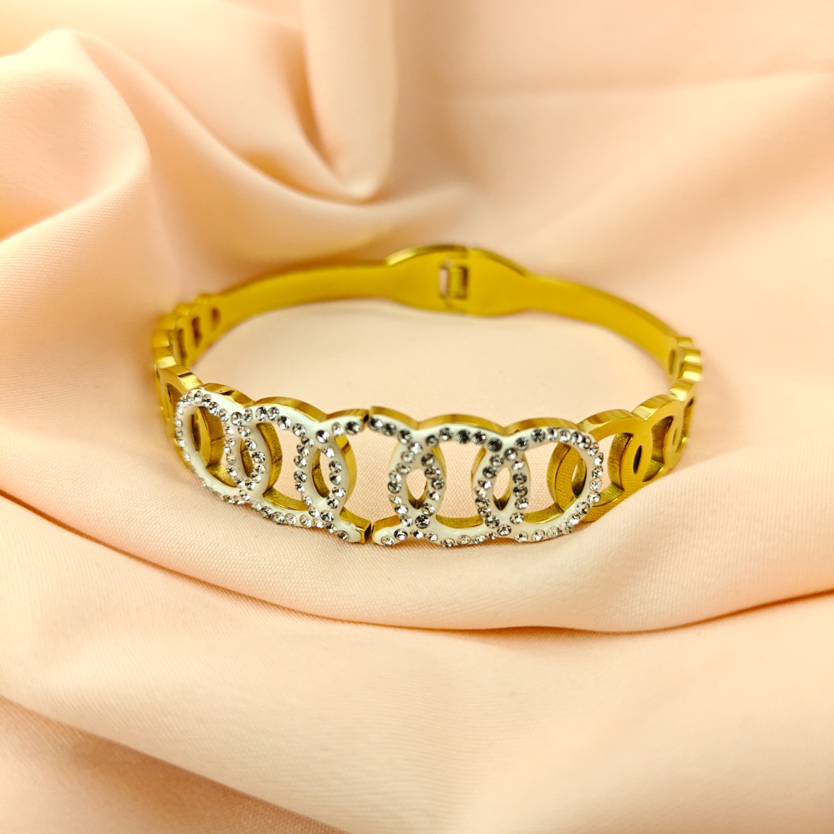 Crystal Loop Luxe Bangle