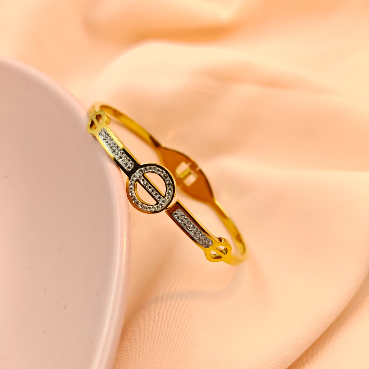 Radiant Arc Bangle - Hover