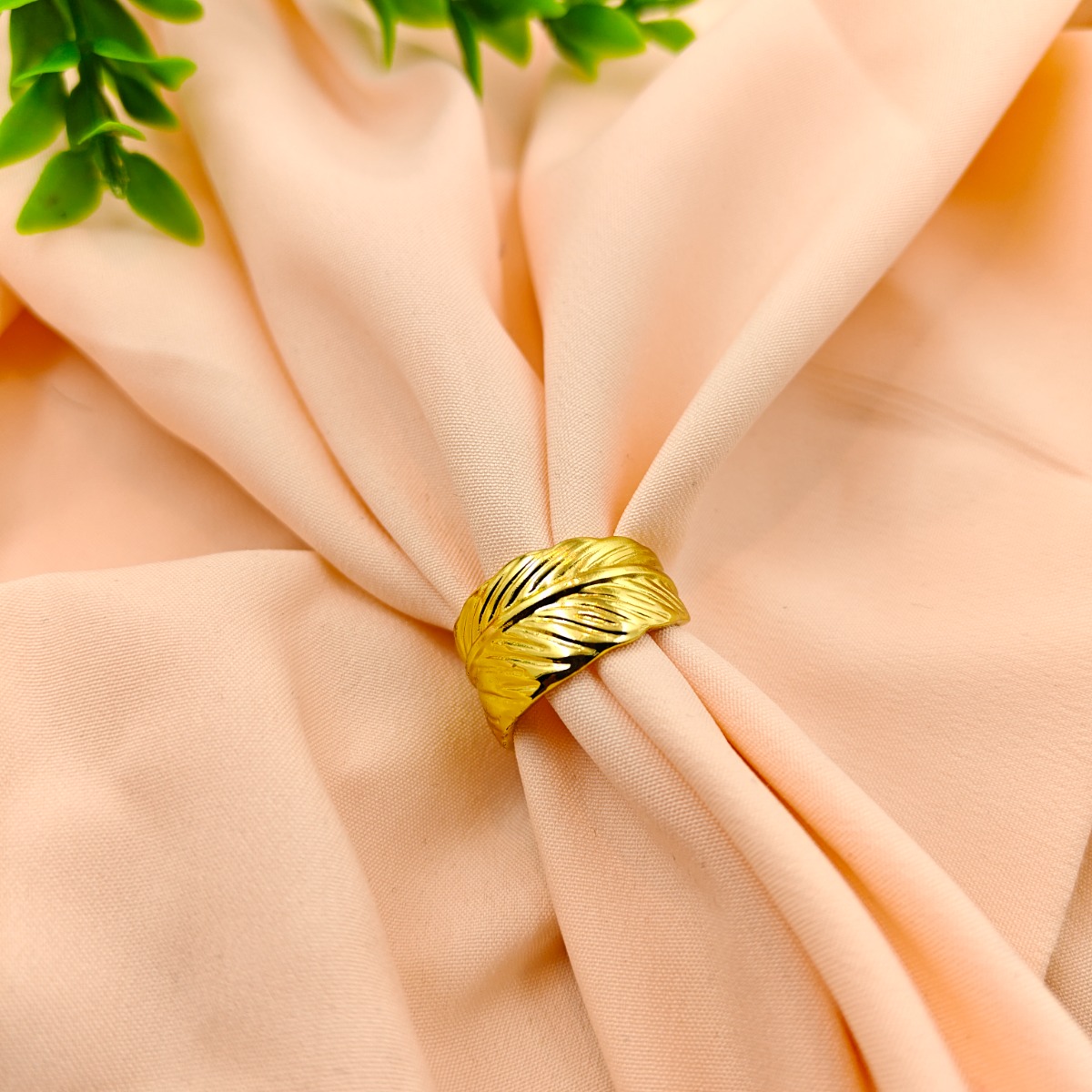 Ethereal Feather Wrap Ring