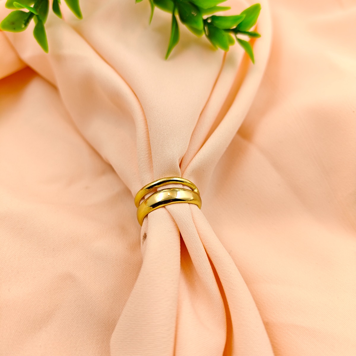 Minimalist Double-Band Ring - Hover