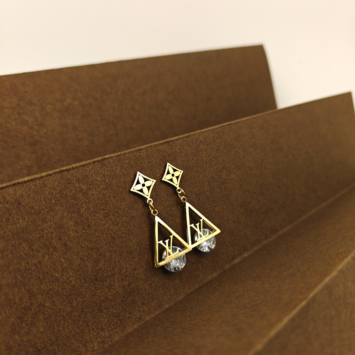 The Elegant LV Earrings - Hover