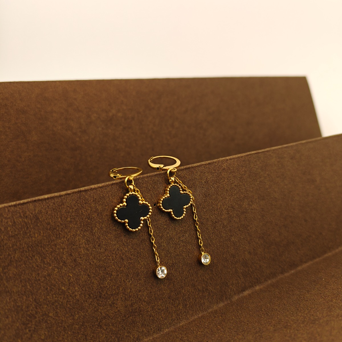 The Cascading Clover Earrings