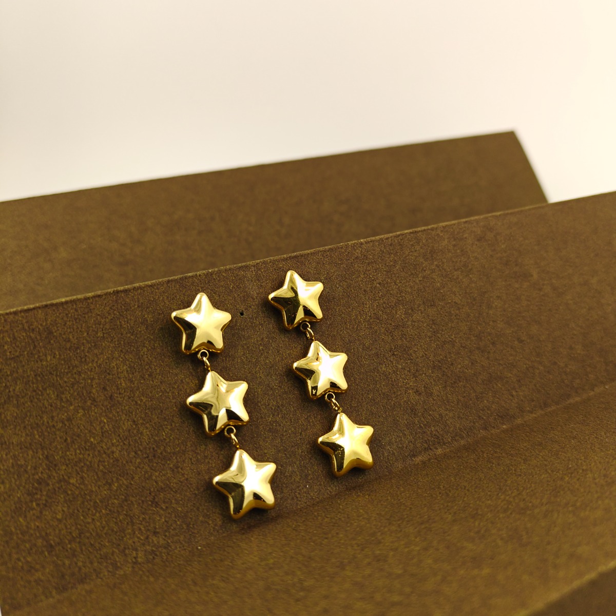 Celestial Dangle Star Earrings