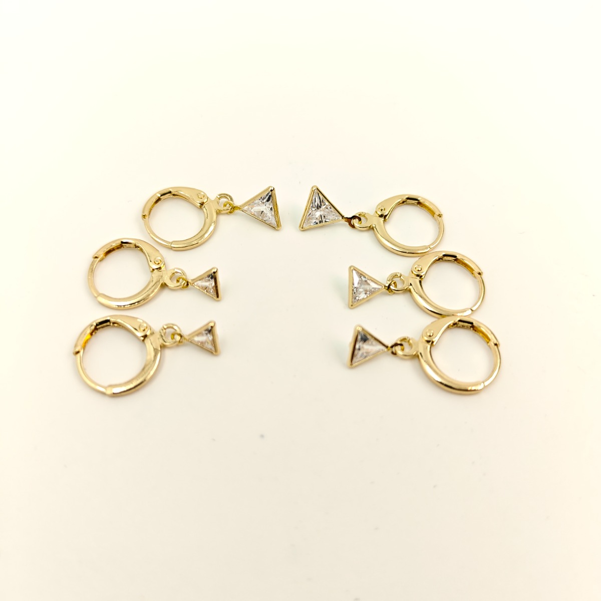 Geometric Prism Earring Set