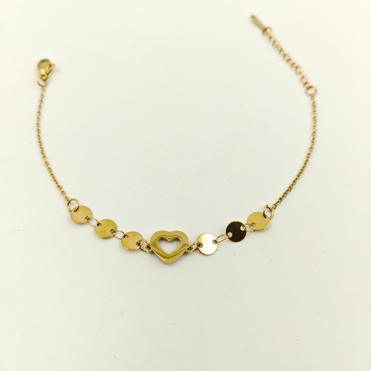 Heartbeat Disk Bracelet - Hover