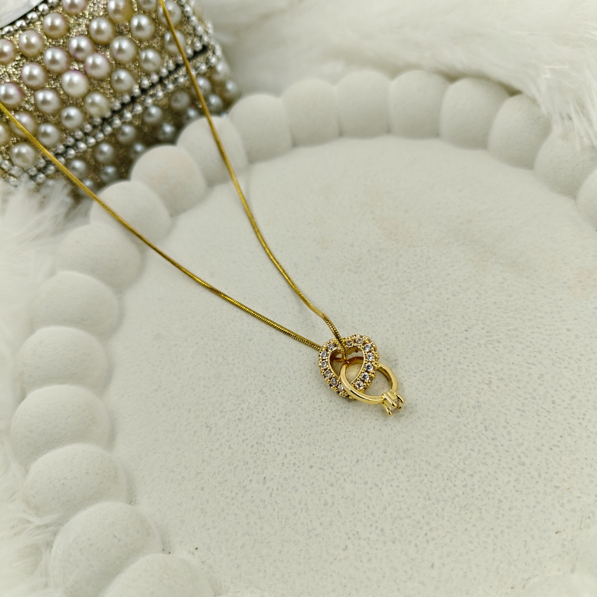 Interlocked Love Circle Necklace