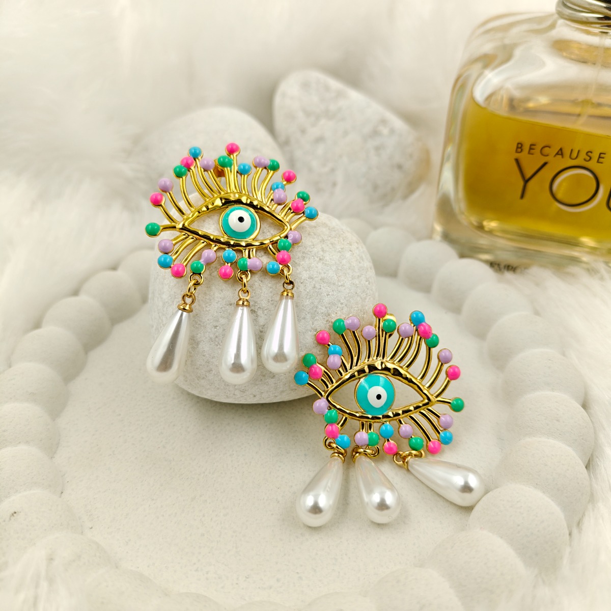 Evil Eye Statement Earrings