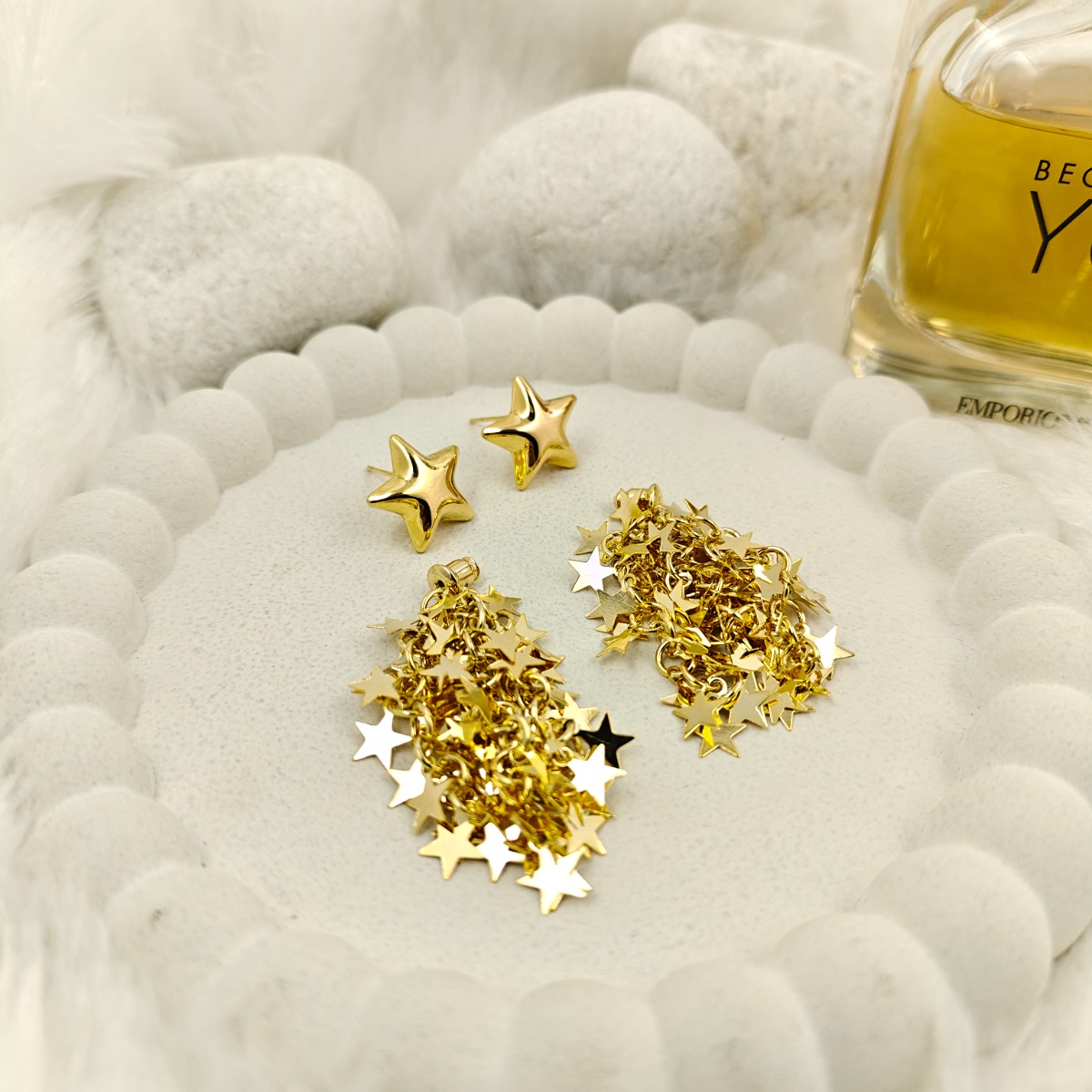 Star Cluster Dangle Earrings