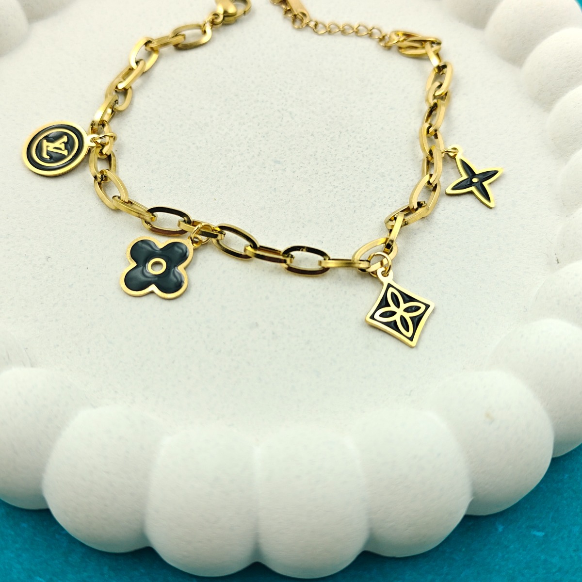 Fearless Charm Statement Bracelet